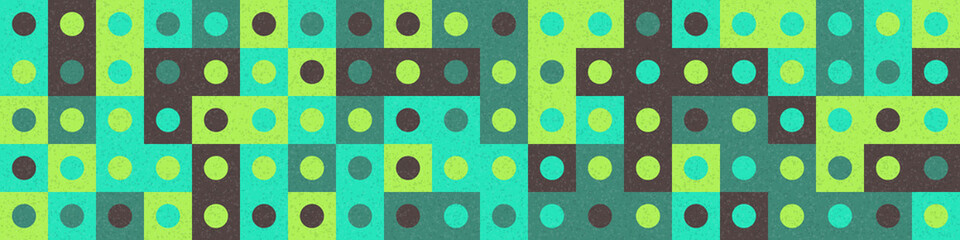 Abstract Geometric Pattern generative computational art illustration