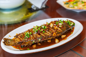 Smelly mandarin fish, a traditional Anhui cuisine in China.