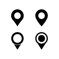 pin map icon, location pin collection