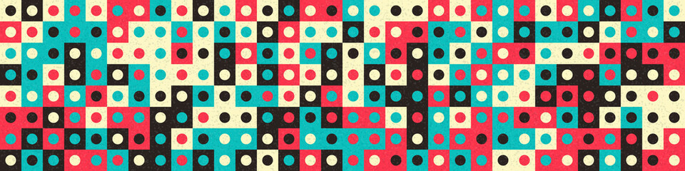 Abstract Geometric Pattern generative computational art illustration