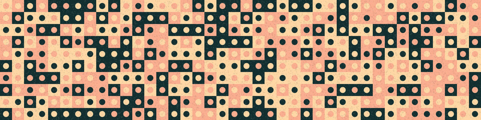 Abstract Geometric Pattern generative computational art illustration