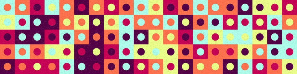 Abstract Geometric Pattern generative computational art illustration