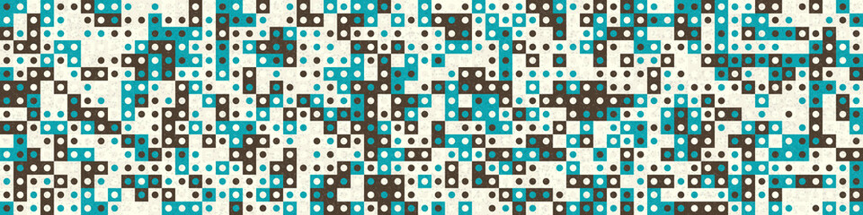 Abstract Geometric Pattern generative computational art illustration