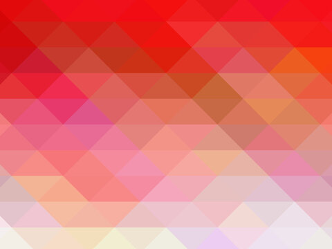 Triangular Pixelation. Multi-colored Pixel Background. The Texture Consisting Of Multi-colored Triangles.