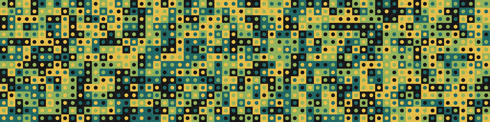 Abstract Geometric Pattern generative computational art illustration
