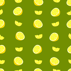 Cute lemon green pattern minimalist. Summer texture, textiles, wallpaper for children.