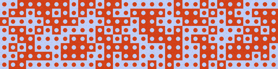 Abstract Geometric Pattern generative computational art illustration