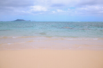 Fototapeta na wymiar Lanikai beach Kauai Oahu Hawaii