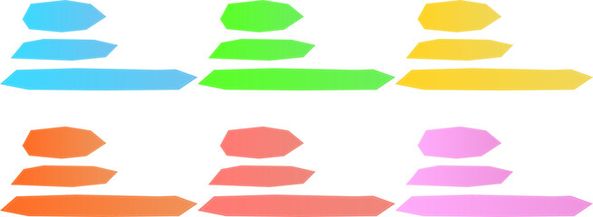 Obraz premium 可愛いラフな点線バナー