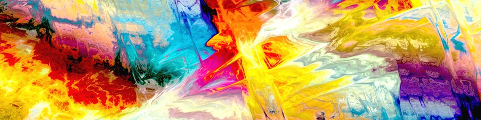 abstrakte Farben, die digital malen © magann