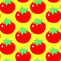 Seamless pattern with tomatoes.Can be used for wallpaper,fabric, web page background, surface textures