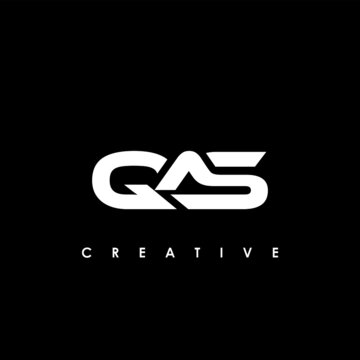 QAS Letter Initial Logo Design Template Vector Illustration
