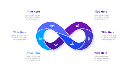 Abstract infographics number options template. Vector illustration. Can be used for workflow layout, diagram, business step options, banner and web design