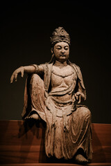 Fototapeta na wymiar Buddha statue at Honolulu Museum of Art, Oahu, Hawaii