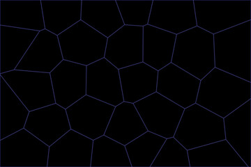 pattern with hexagons. abstract background with hexagons. abstract background with code. Stylish web image for creative design of layout. Black backdrop and light purple pattern. Cool simple art deco