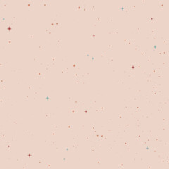 Pattern seamless vector image pink background galaxy sky stars cosmos universe