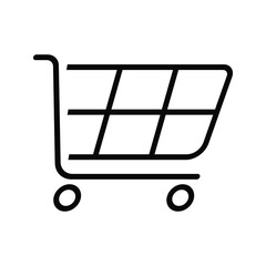 Plakat shopping cart icons. web icons for online store. vector illustration eps 10