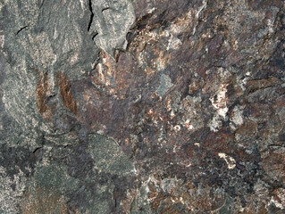 Various stone slabs of granite, basalt or sandstone, as background