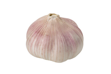 Garlic on isolated white background