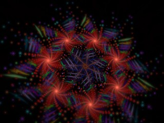 Imaginatory fractal background Image