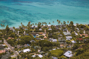 Ocean view Lanikai Kailua Oahu island Hawaii | Nature Sea Landscape Travel