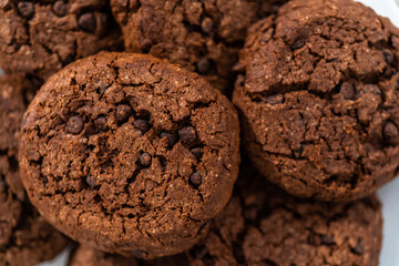 Double chocolate chip cookies