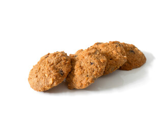 Pile of oatmeal cookies