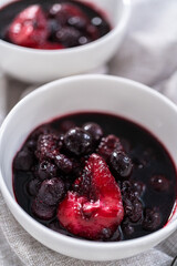 Fruit compote