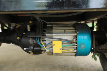 Electronic motor in car and van