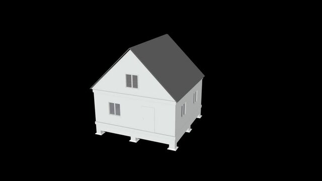 Simple House Under Construction