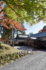 秋の比叡山延暦寺　大書院　滋賀県大津市