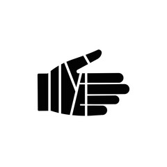 bandaged hand icon