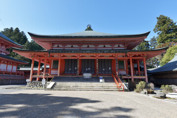 秋の比叡山延暦寺　阿弥陀堂　滋賀県大津市