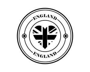 round stamp of england