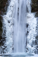 Frozen Lower Multnomah Falls