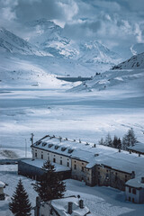 winter in the mountains