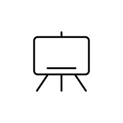 blackboard icon on white background illustration