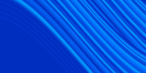 Modern blue silk abstract background with gradient mesh