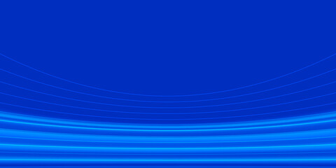 blue neon wave. vector abstract lines. template for advertising 