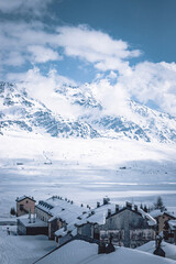 winter in the mountains