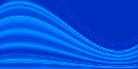Neon glowing fluid wave lines, magic energy space light concept, abstract background wallpaper design