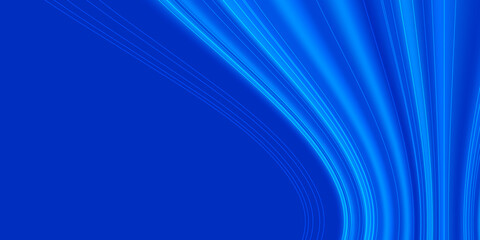 Abstract Blue Wave on Background. Vector Illustration