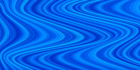 Dark blue paper waves abstract banner design. Elegant wavy vector background 