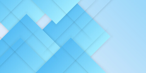 Modern light blue and white abstract background with simple wave sport style