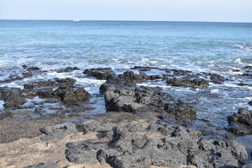basalt stone beaches and islands