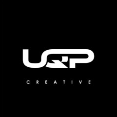 UQP Letter Initial Logo Design Template Vector Illustration