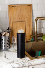 Old kitchen water filter cartridge