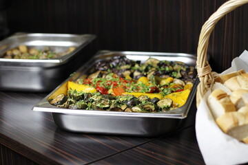 italien vegetarian buffet 