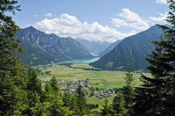 Panorama der Lechtaler Alpen