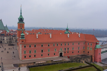 Naklejka na ściany i meble The Royal Castle in Warsaw is a royal residence that formerly served throughout the centuries as the official home of Polish monarchs.